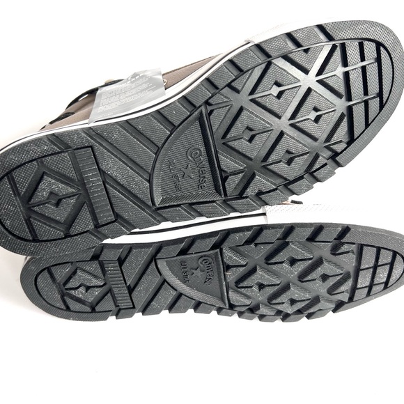 Converse Chuck Taylor All Star Street Mid Leather Sneaker, 166072C Sizes 9 Mason - Picture 9 of 16